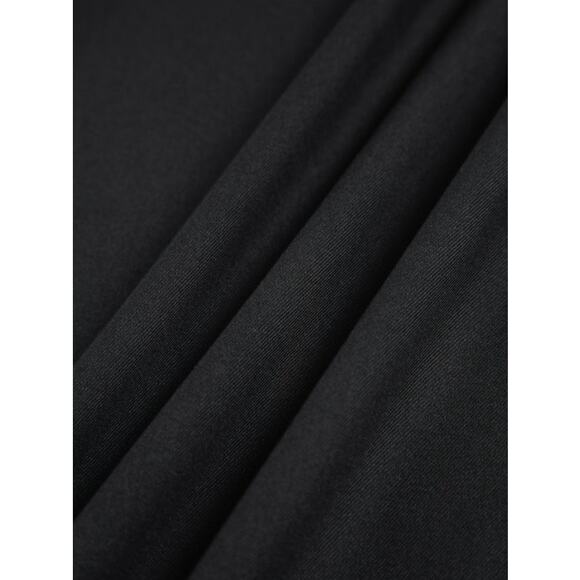 Commense Solid Black Wide Leg Pants – Size XL (US 12) - Picture 7 of 8